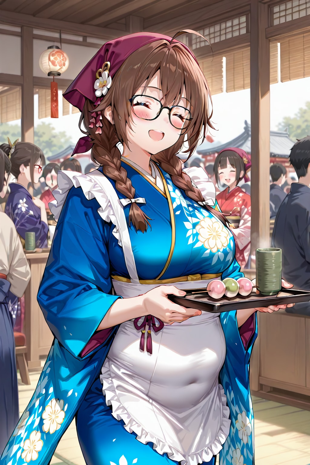 和風喫茶でもウェイトレスやってるすみかちゃん