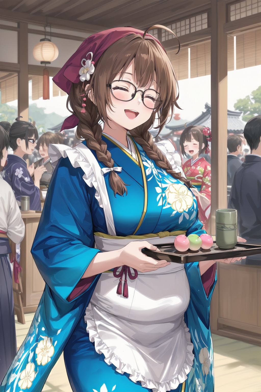 和風喫茶でもウェイトレスやってるすみかちゃん