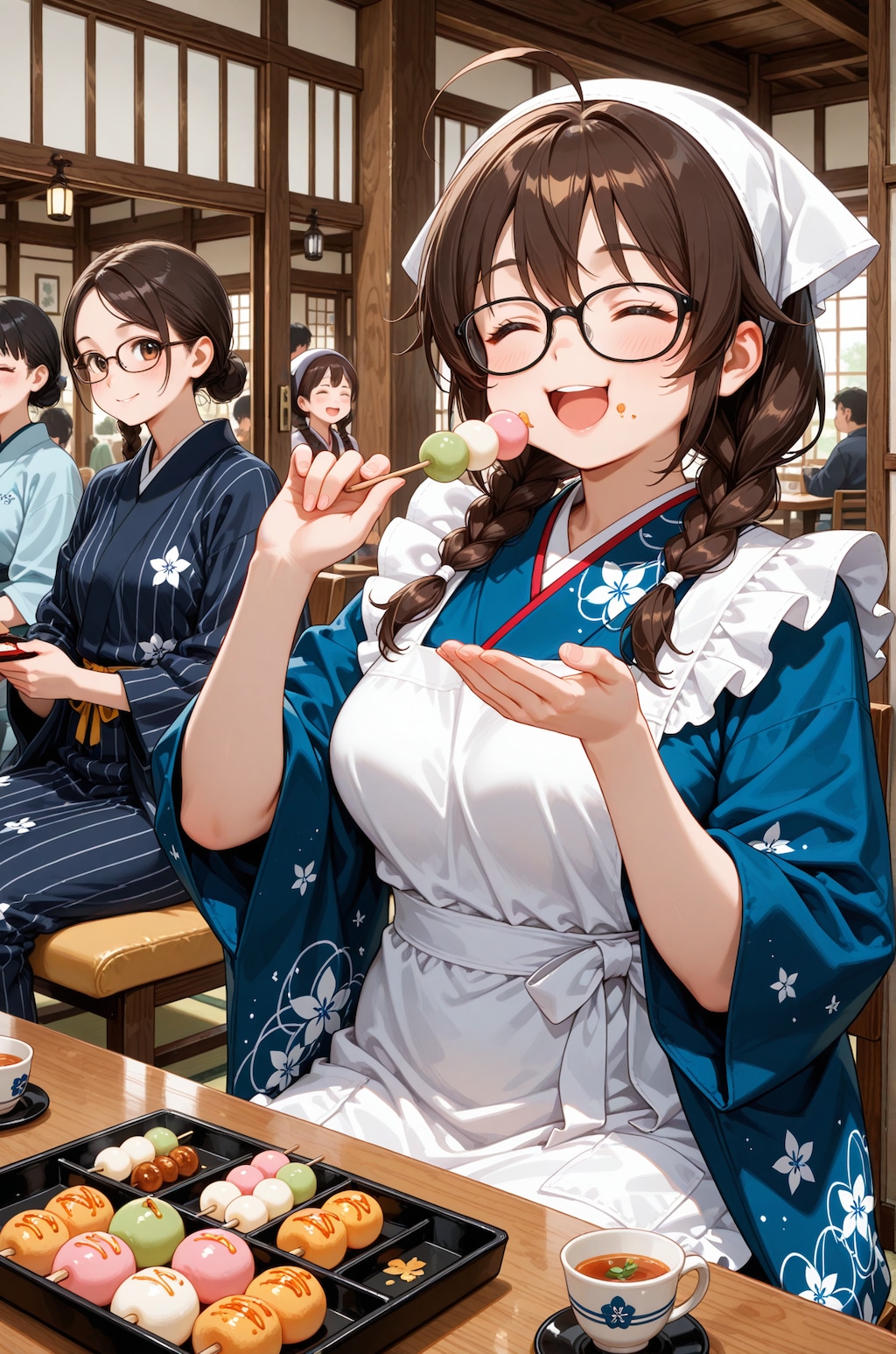 和風喫茶でもウェイトレスやってるすみかちゃん