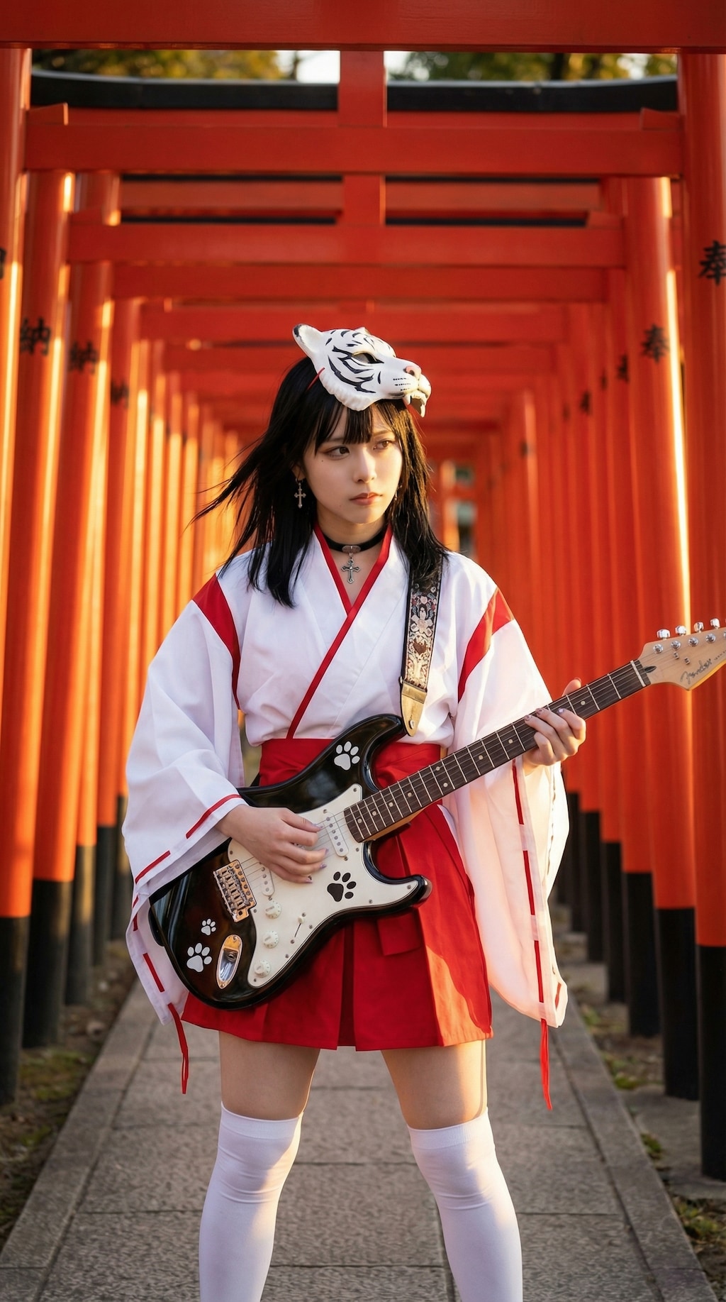 巫女白虎ライブ。