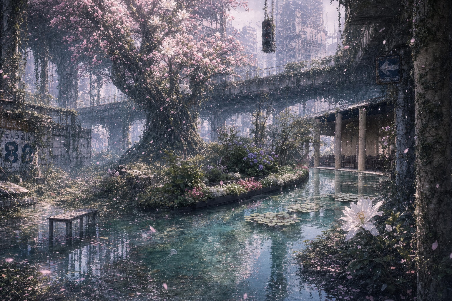 水没都市 | の人気AIイラスト・グラビア