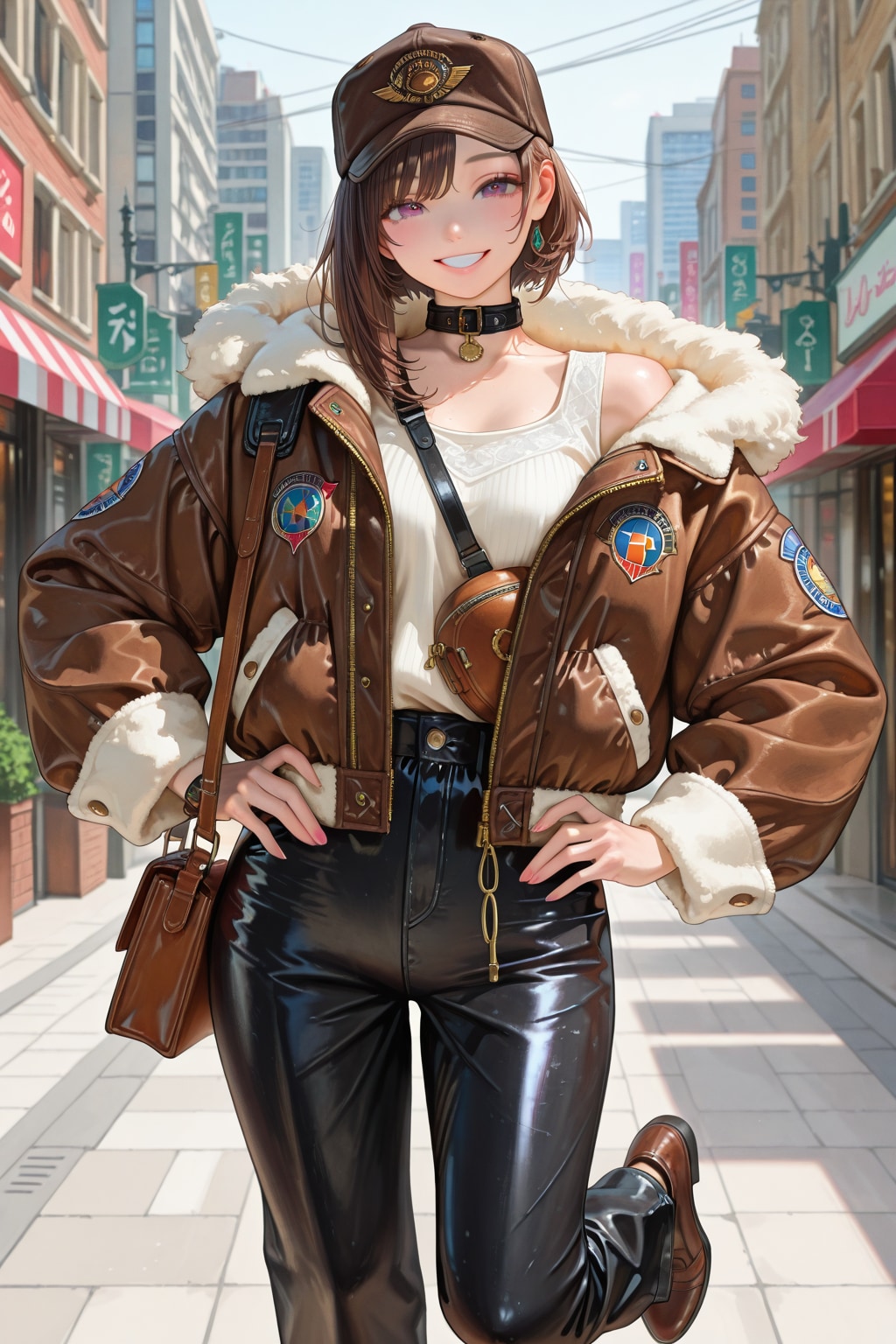 あったかいボアブルゾン（衣装といっしょ） | の人気AIイラスト・グラビア