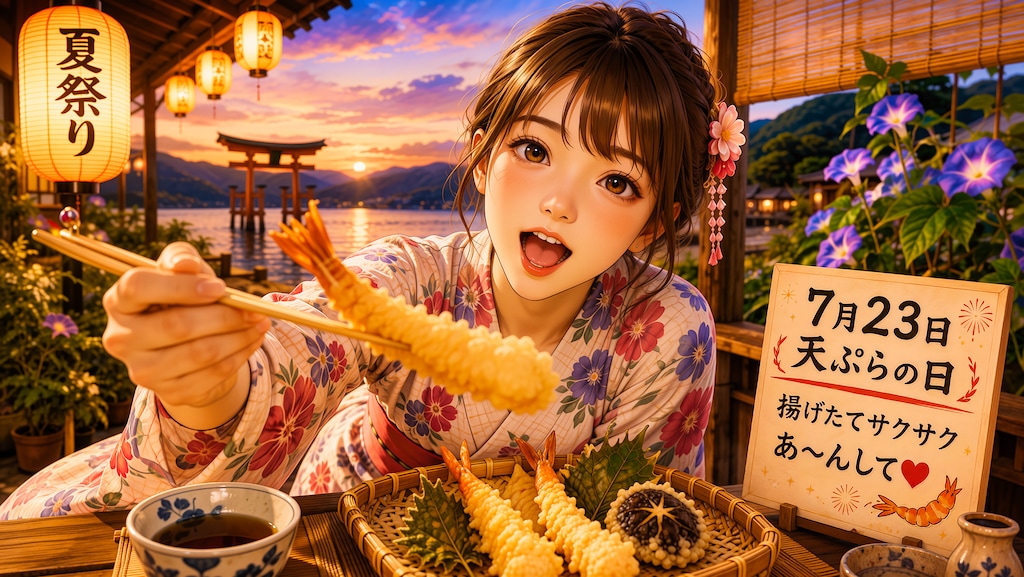 今日の１枚(7月23日)天ぷらの日
