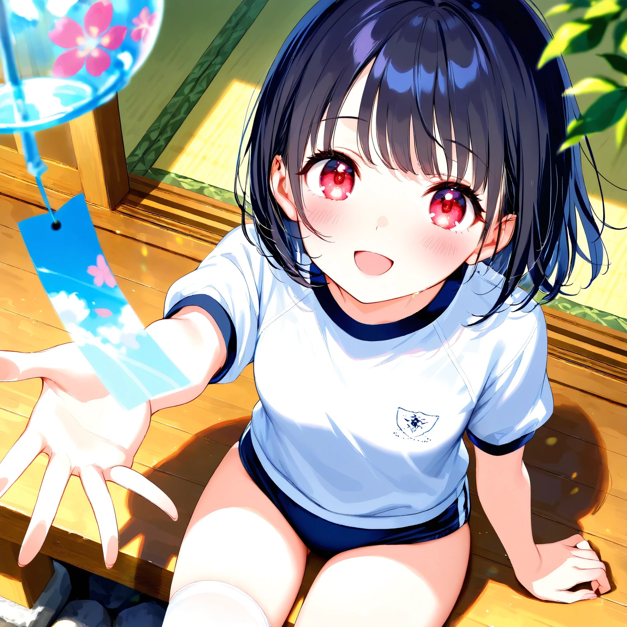 夏の風を感じて　~ 黒髪ボブのブルマ娘６３ ~