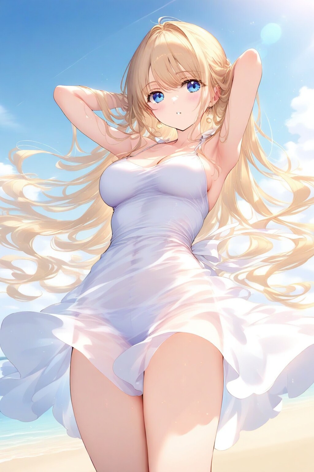 今日のエロ♪ 透けワンピ