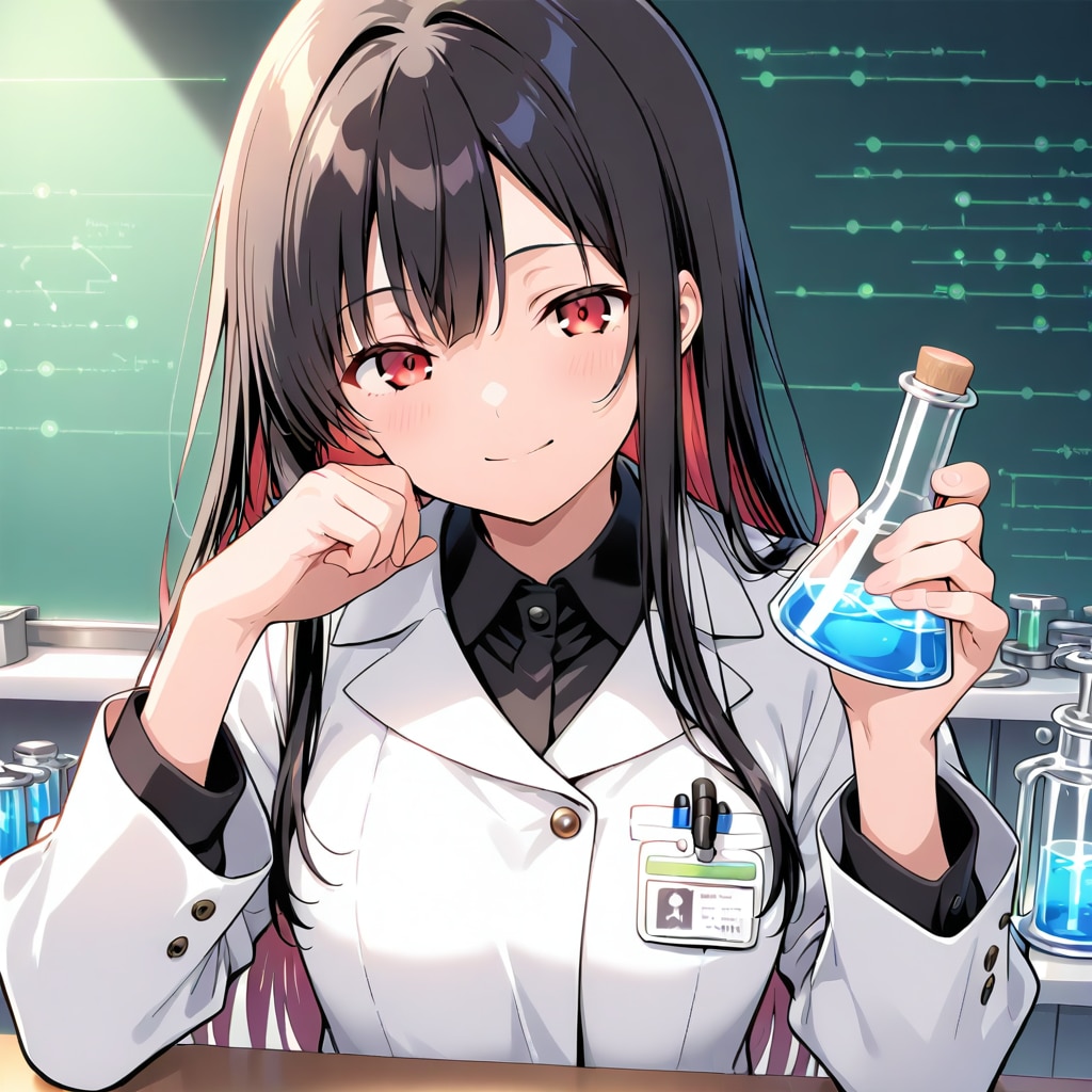 ししょちゃんや理科の実験師走にね　弾