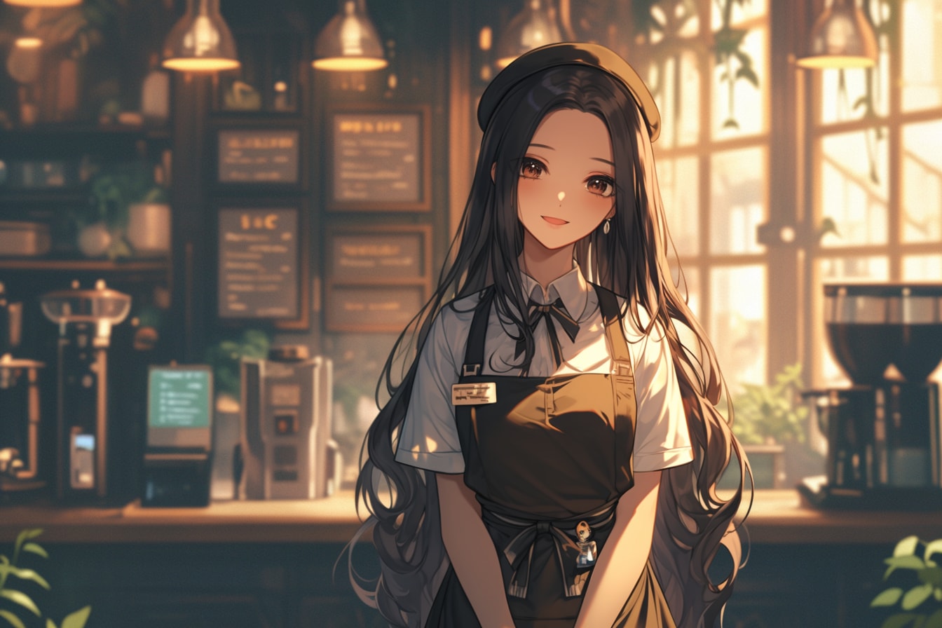 カフェのお姉さん☕✨88 | の人気AIイラスト・グラビア