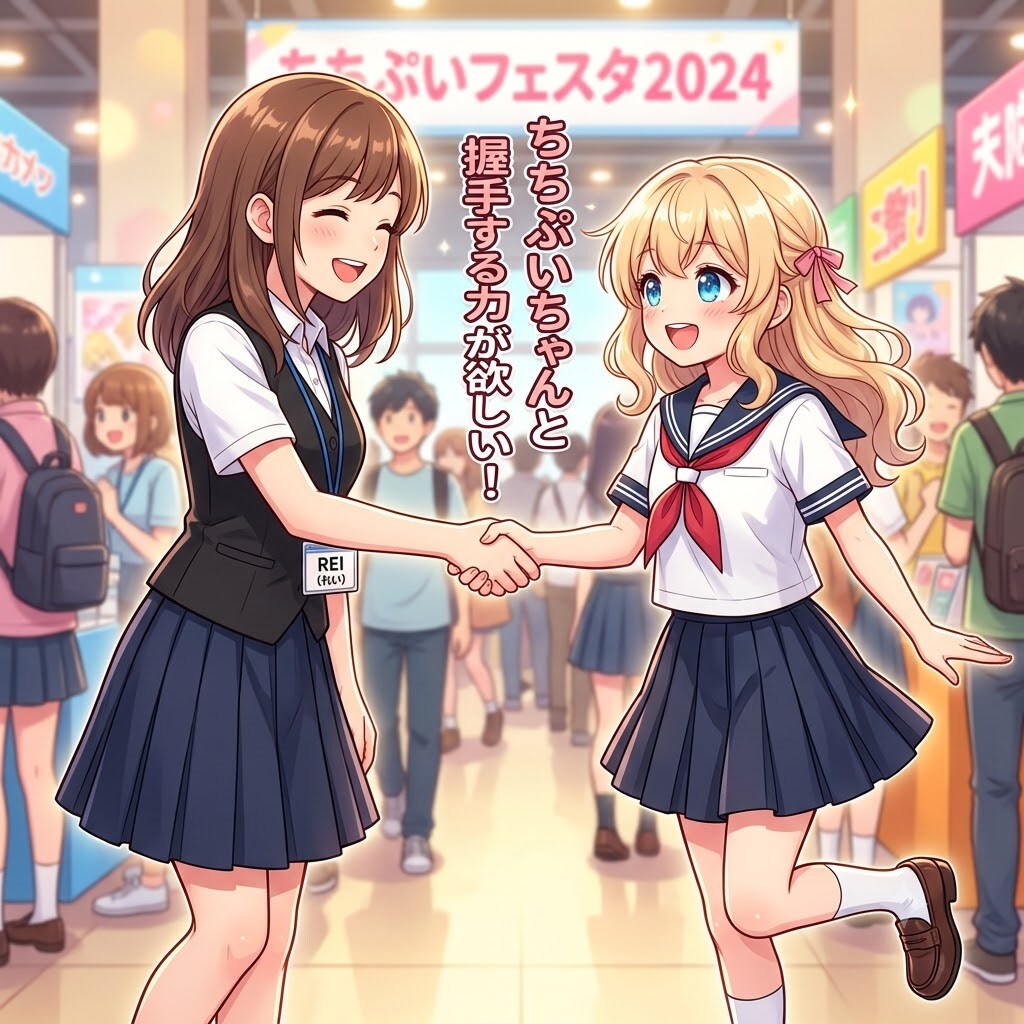 ちちぷいちゃんと握手する力が欲しい