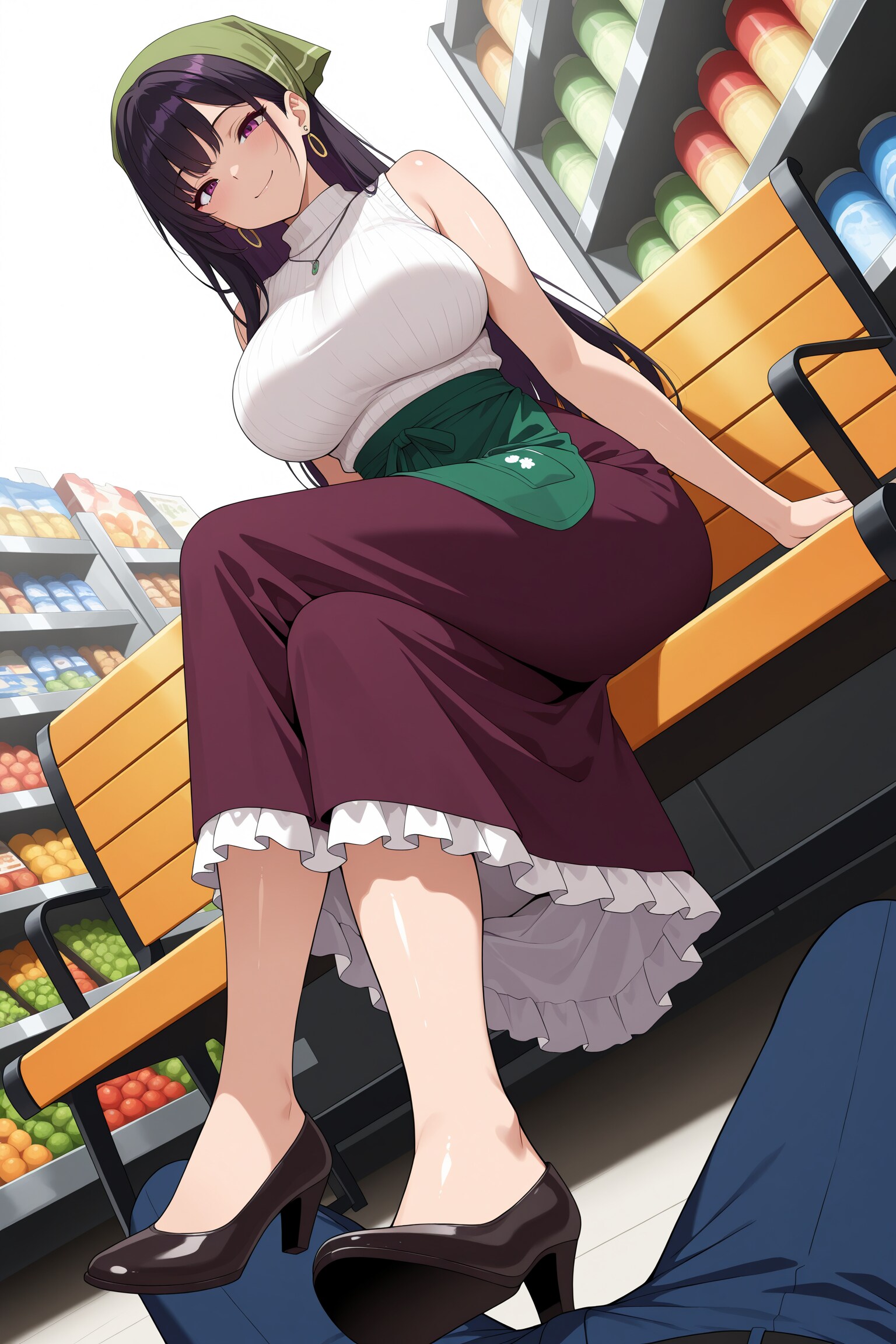 あら、お店でイケナイ事でもしようとしてたでしょ😏