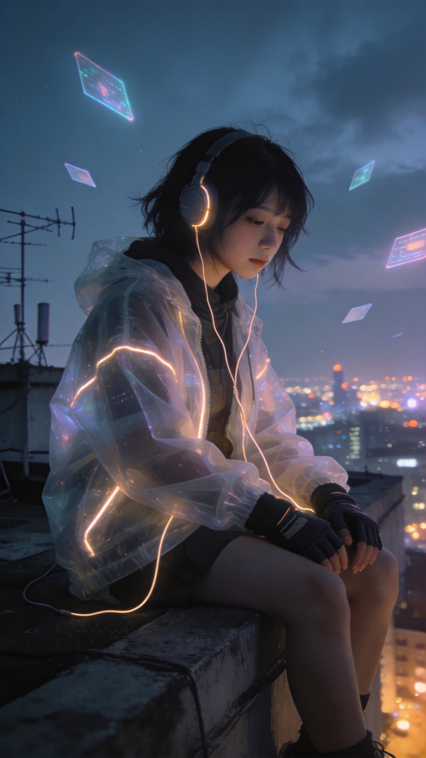 Listening to the City’s Pulse | の人気AIイラスト・グラビア