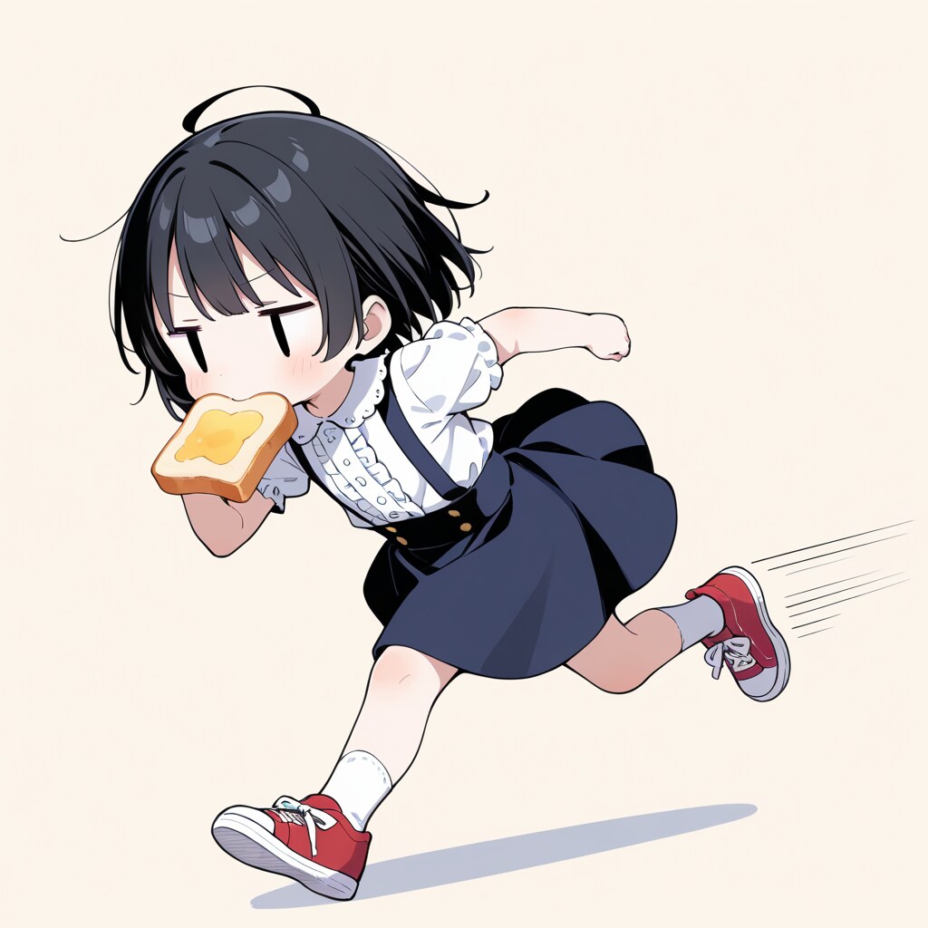 トーストを咥えて走るのが流行ると聞いて