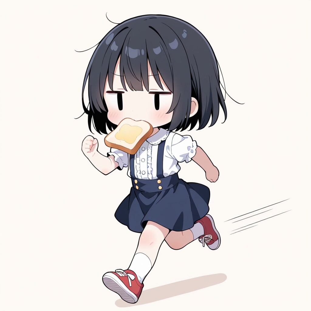トーストを咥えて走るのが流行ると聞いて
