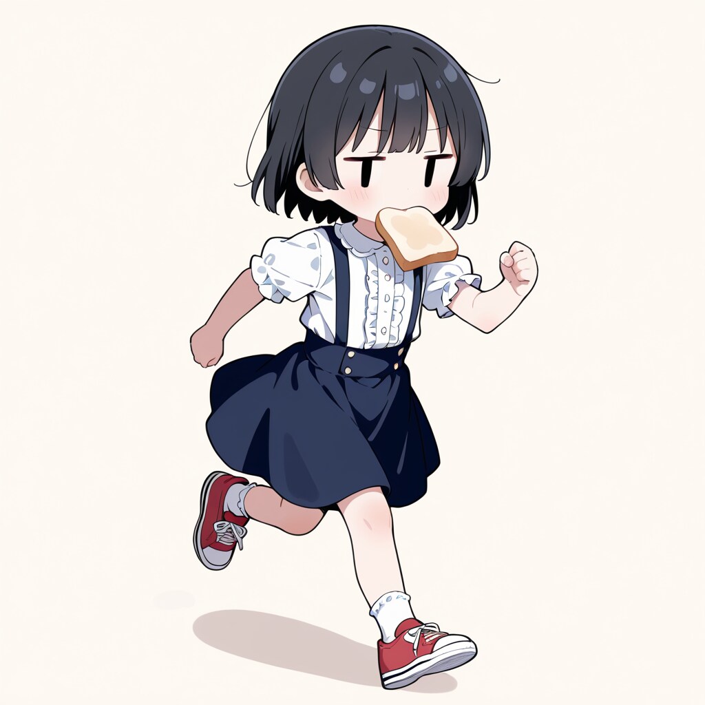 トーストを咥えて走るのが流行ると聞いて