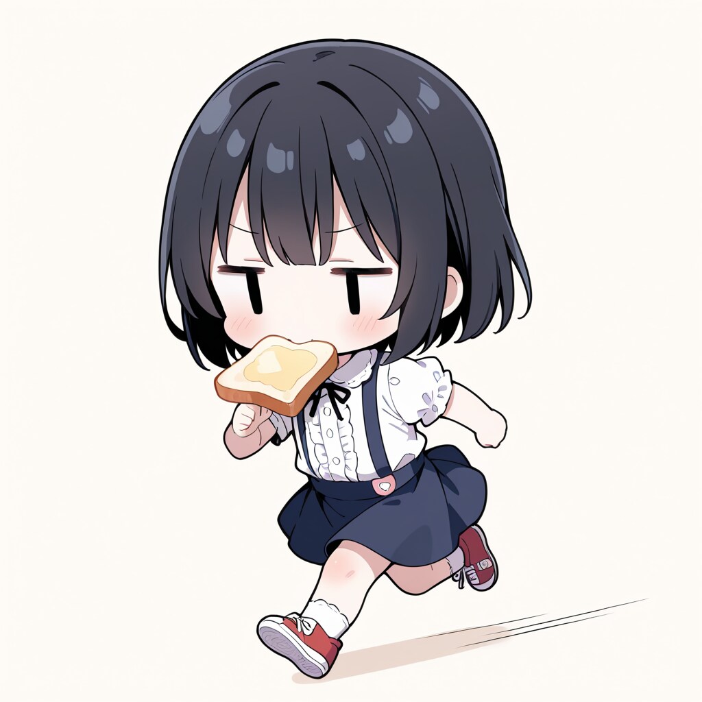トーストを咥えて走るのが流行ると聞いて