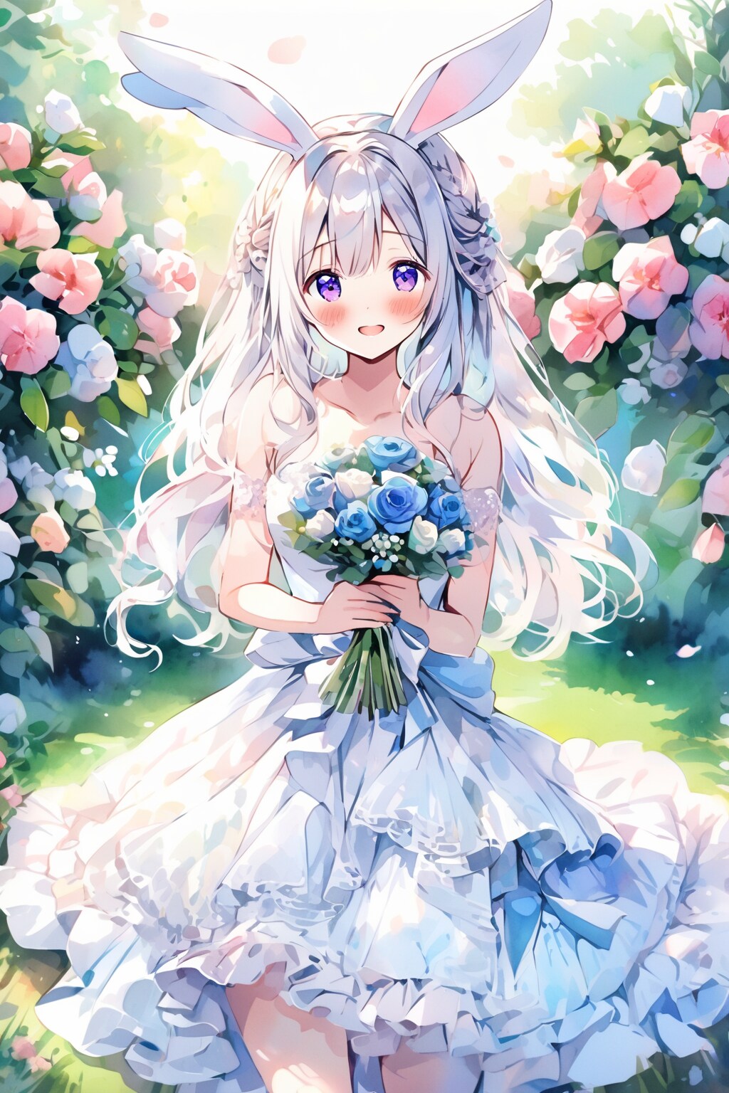 ウサギウェディング | の人気AIイラスト・グラビア
