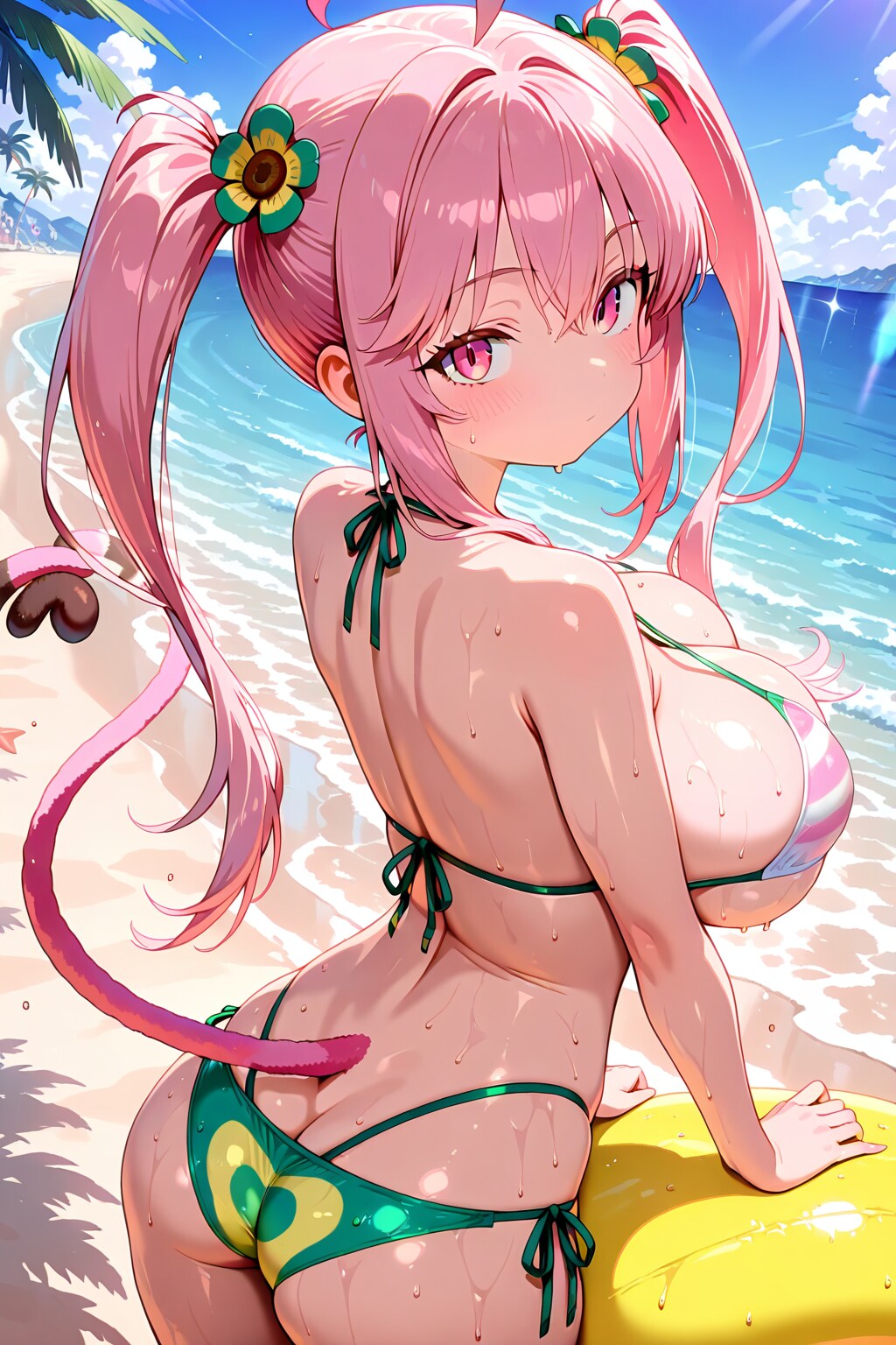 何か生えてる
