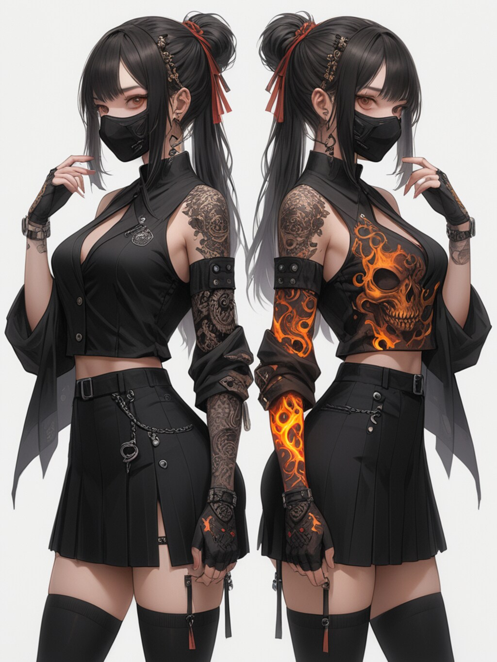 cyber ninja Kunoichi