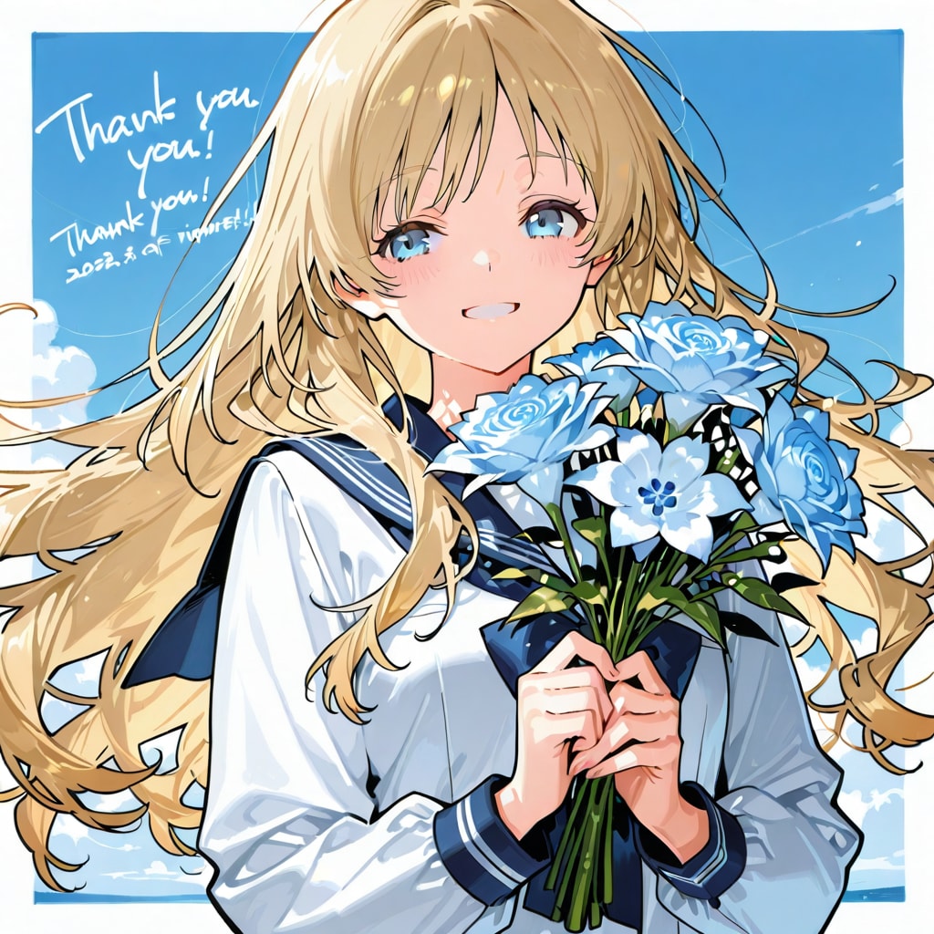 感謝の花をちちぷいに | の人気AIイラスト・グラビア