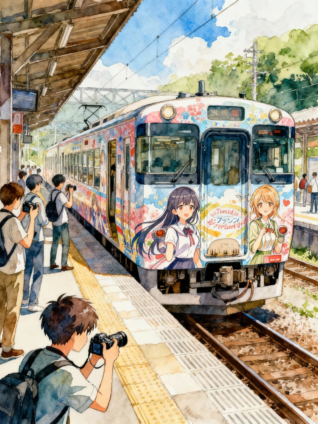 ラッピング電車