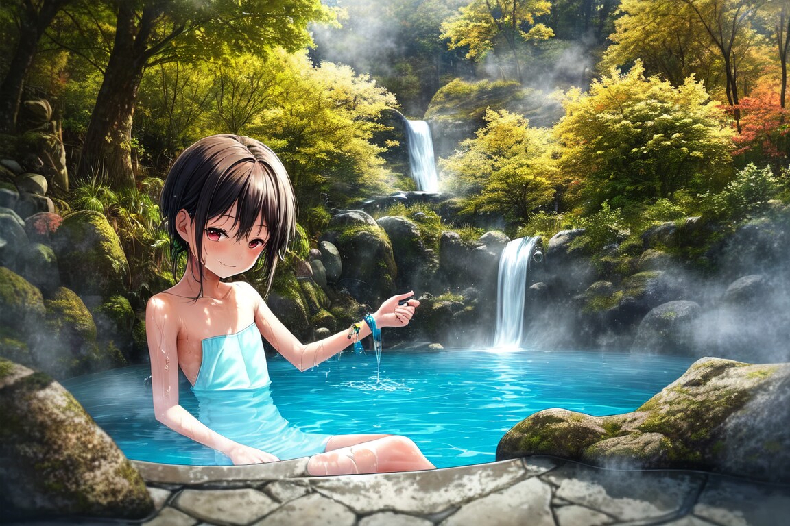 温泉４