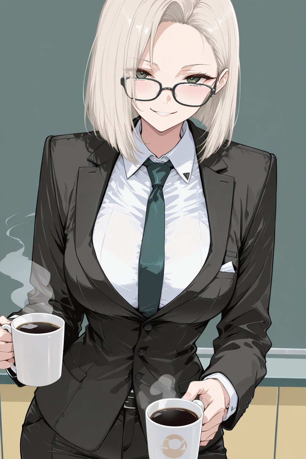 ま、飲みたまえ
