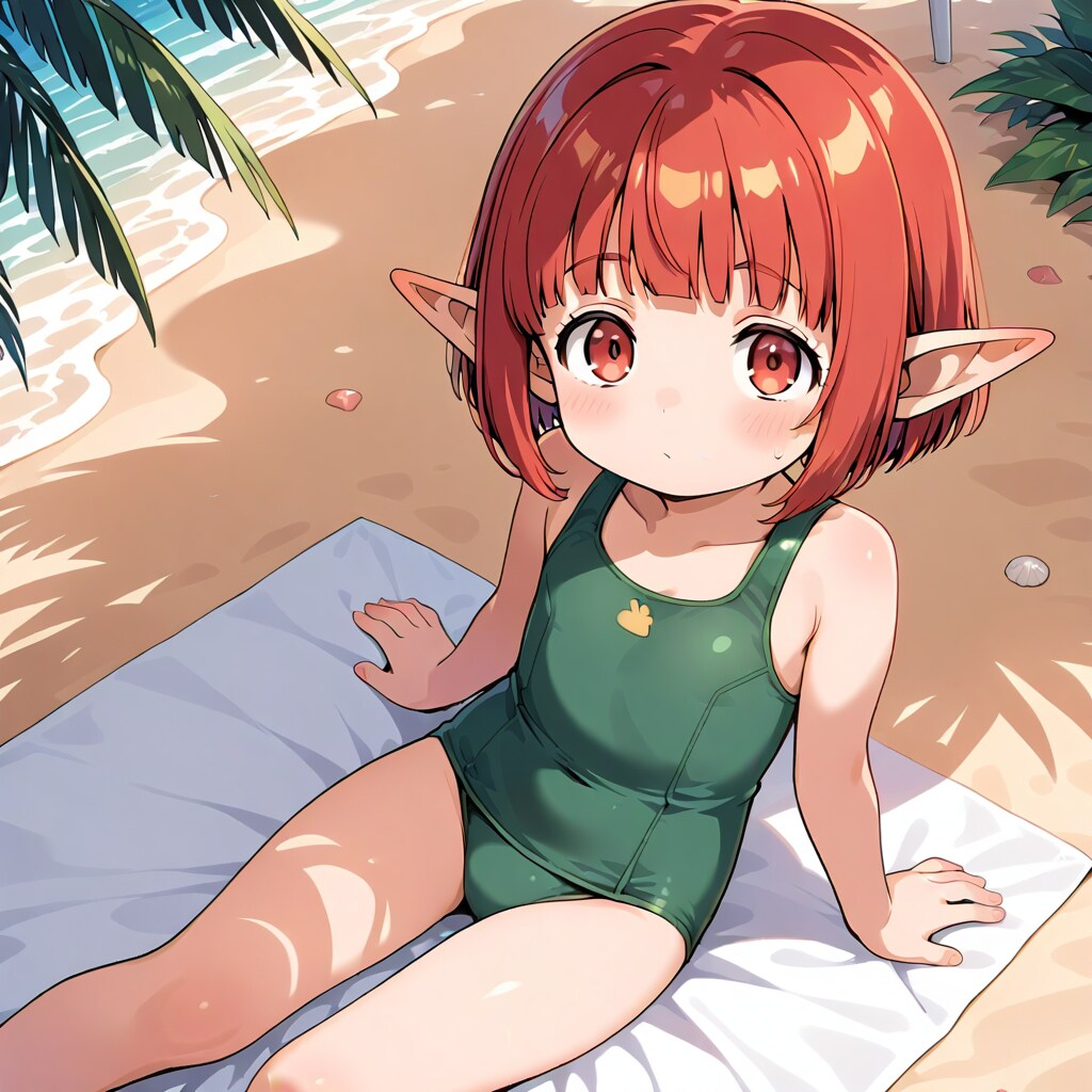 女児エルフちゃん
