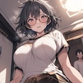 女体化 単発 『ヲタ友、ゲームの罰ゲームで女体化したった』 3枚目