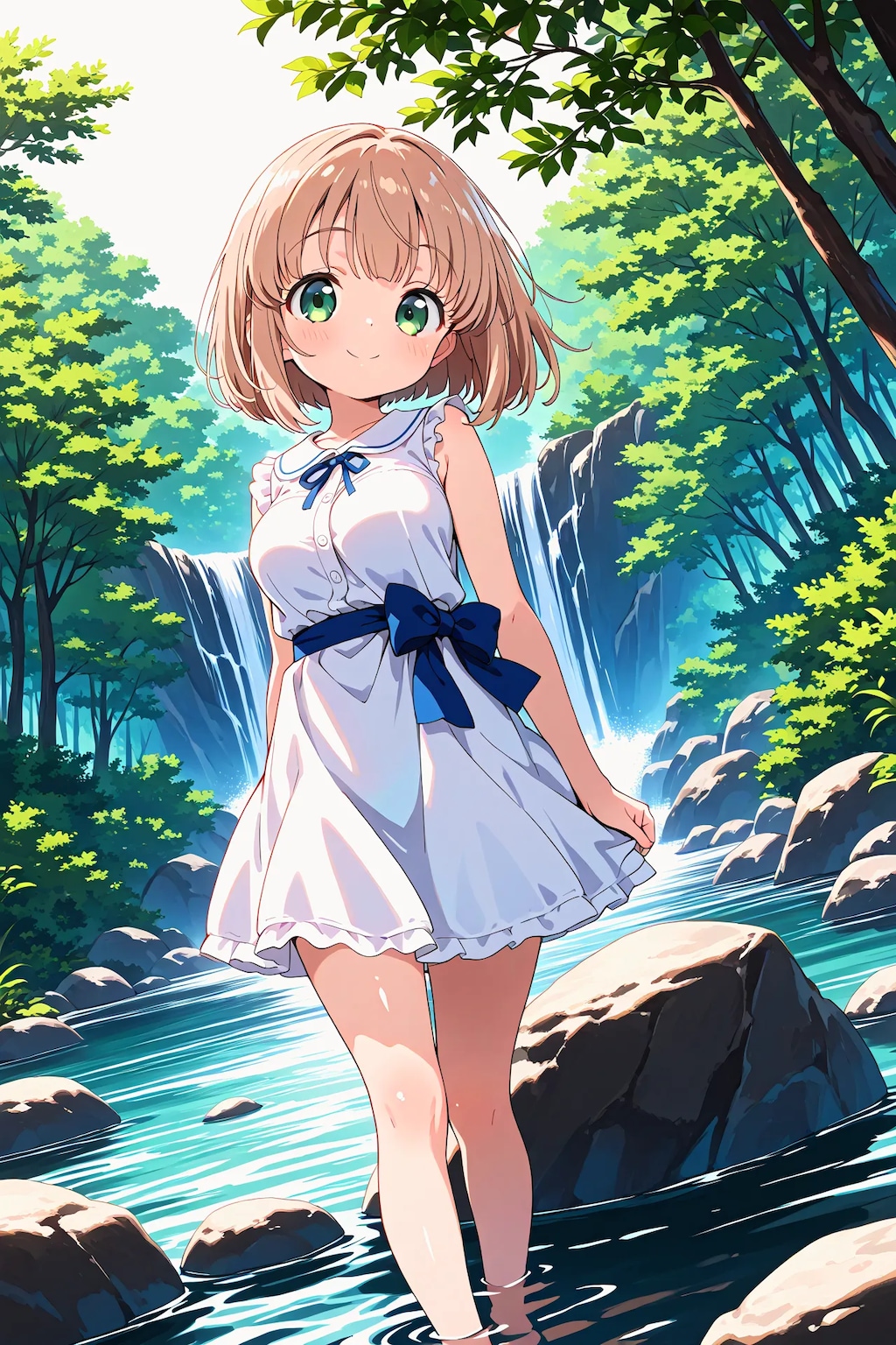 森の中のこはるちゃん