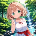森の中のこはるちゃん 2枚目
