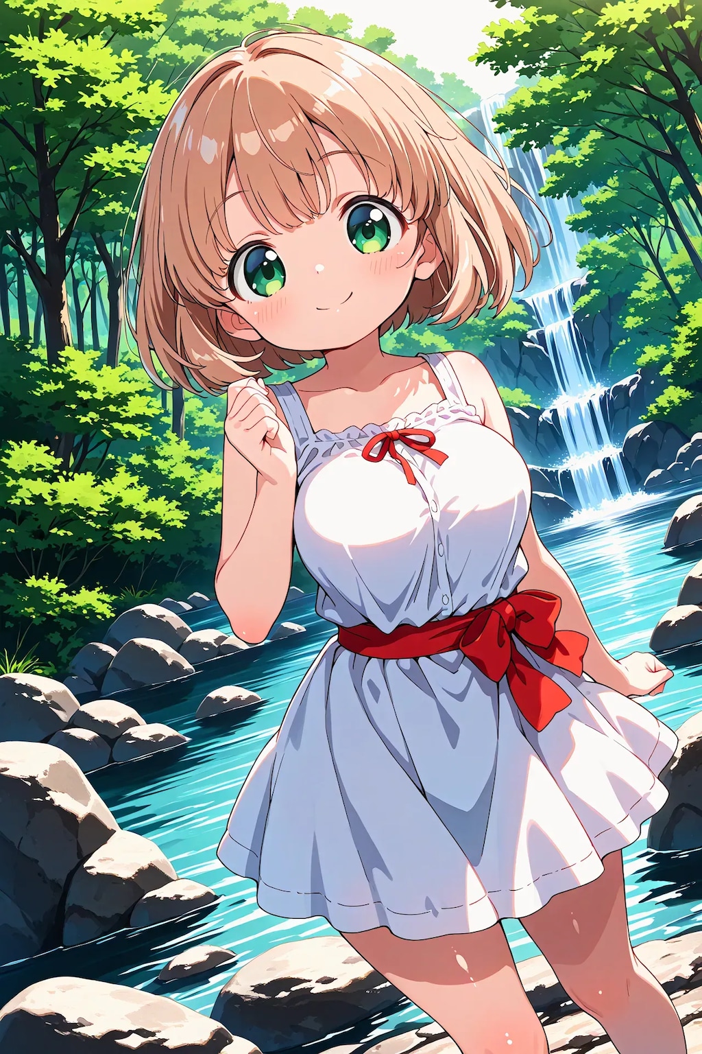 森の中のこはるちゃん