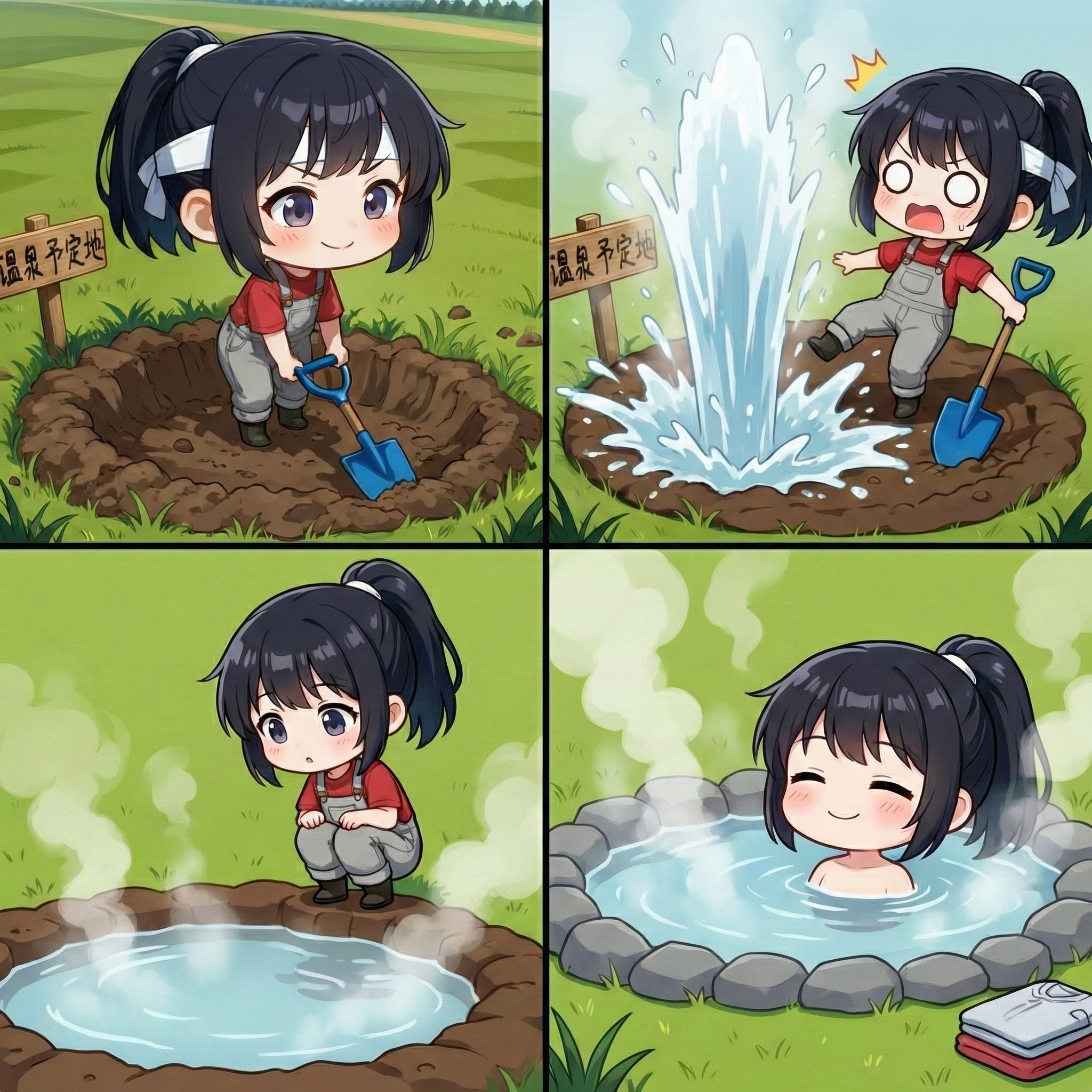 温泉漫画 | の人気AIイラスト・グラビア