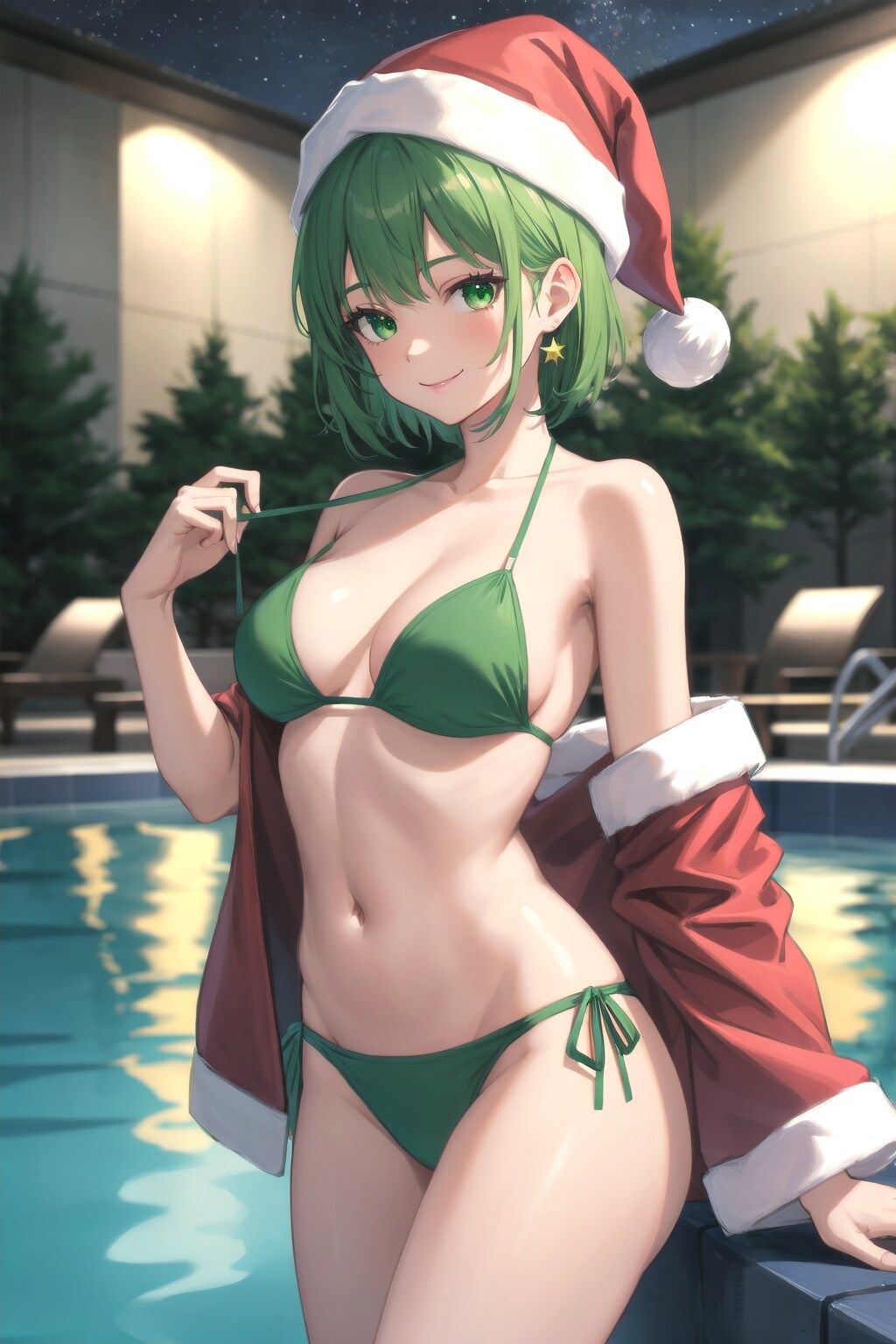 立風凛（１７歳、ビキニでクリスマス）