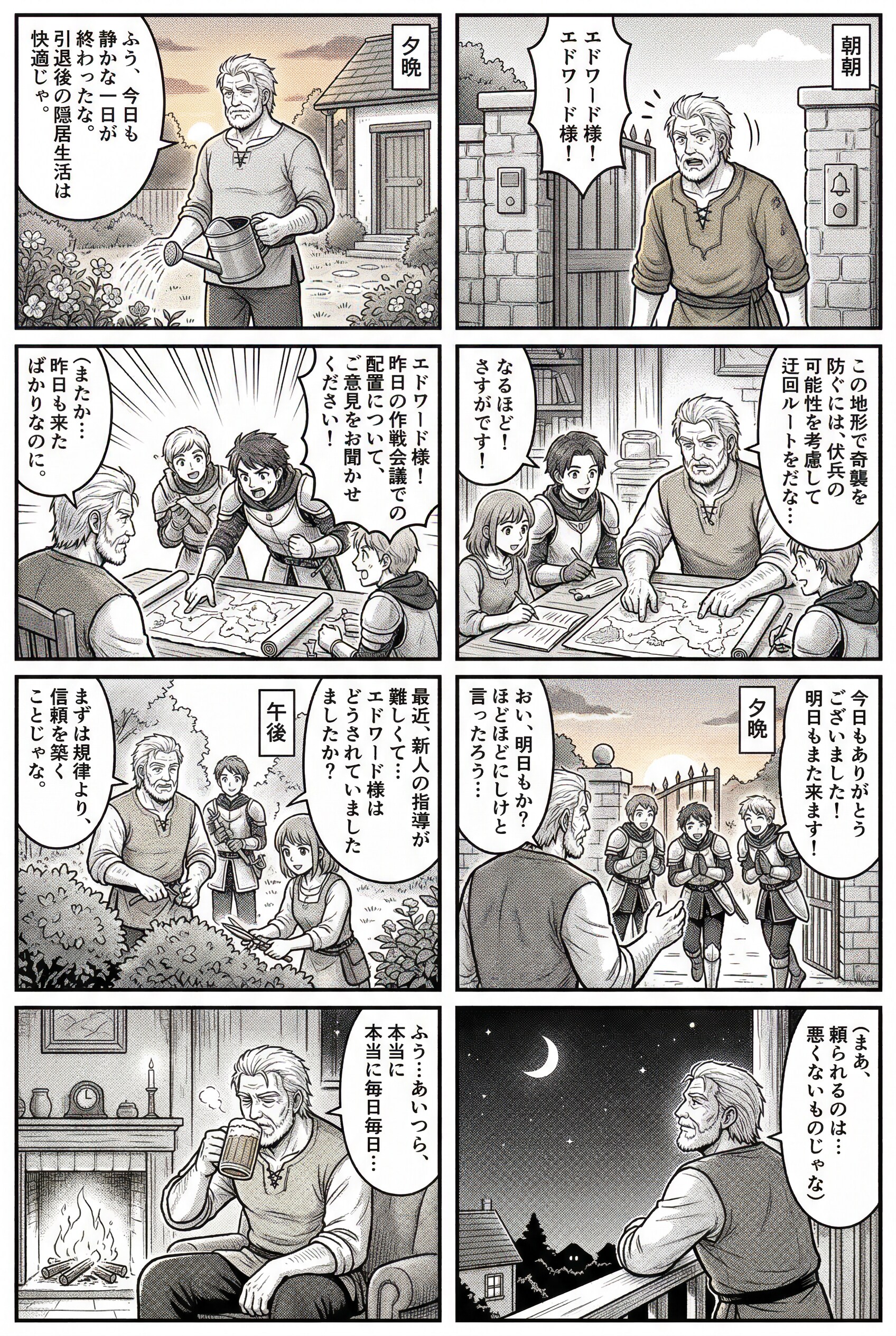 退役騎士団長エドワードの隠居生活？