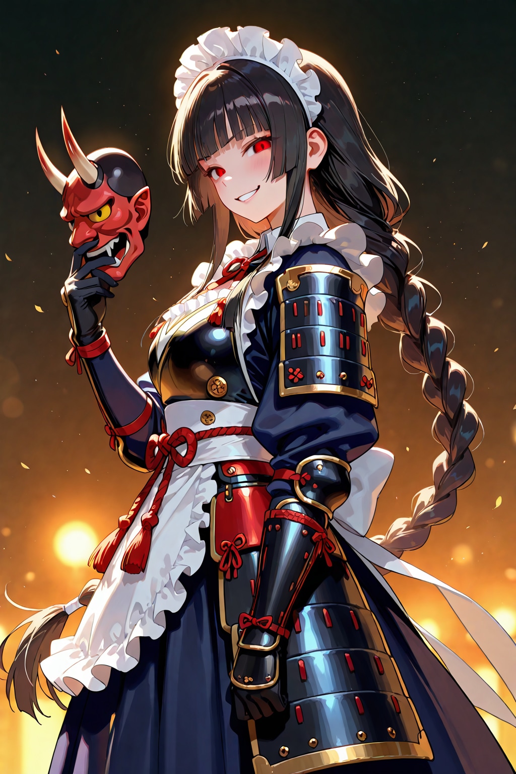 お面メイドさん