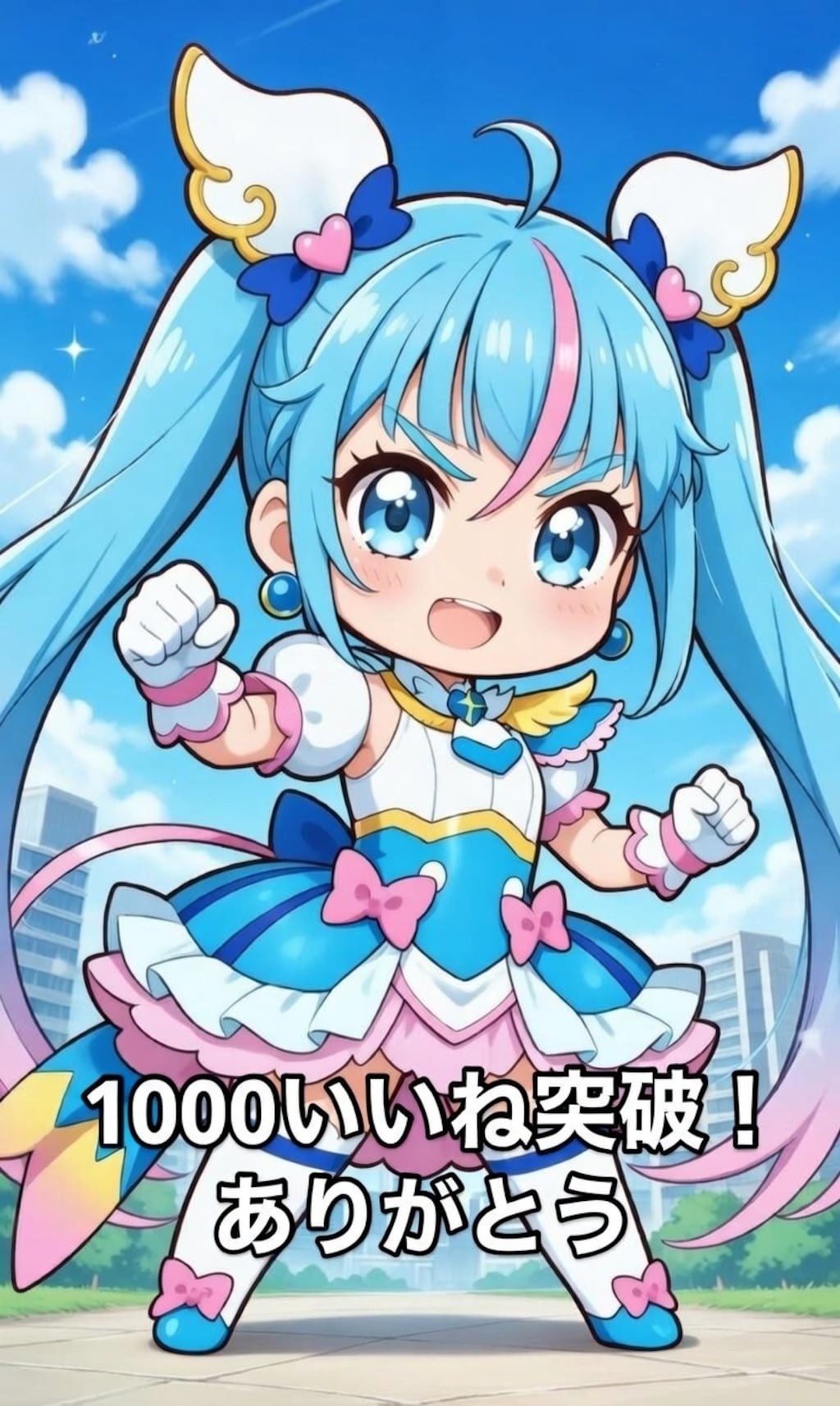 1000いいね突破！記念