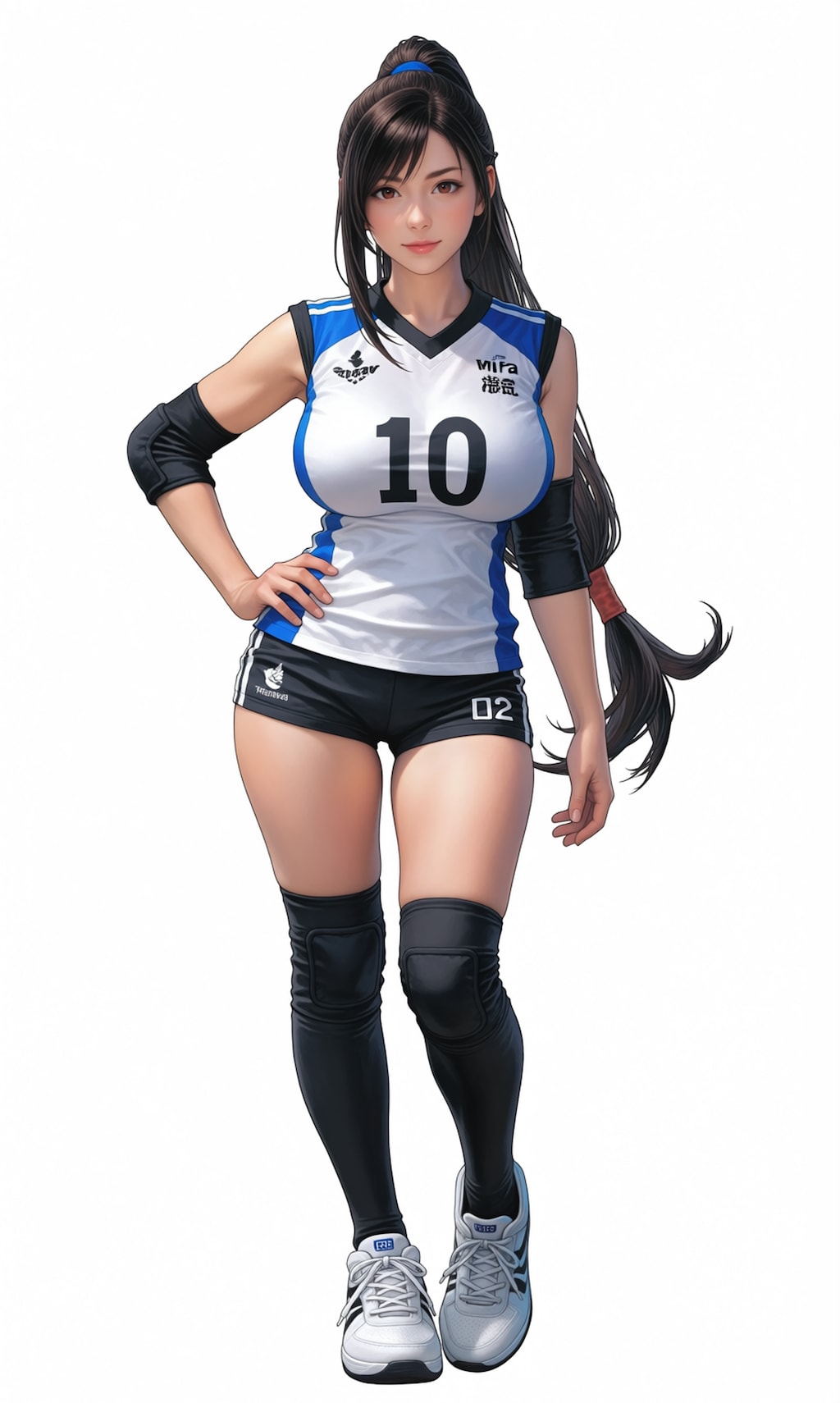 大きいことで有名なバレー部のティファさん