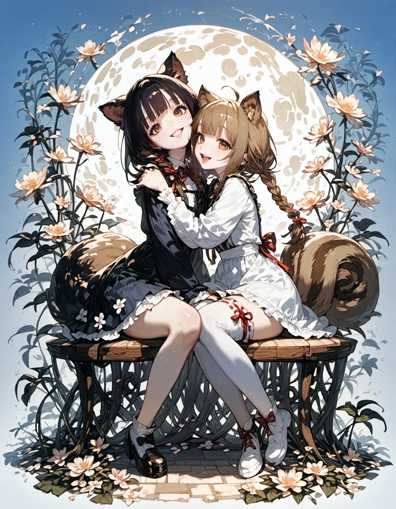 Moonlit Companions