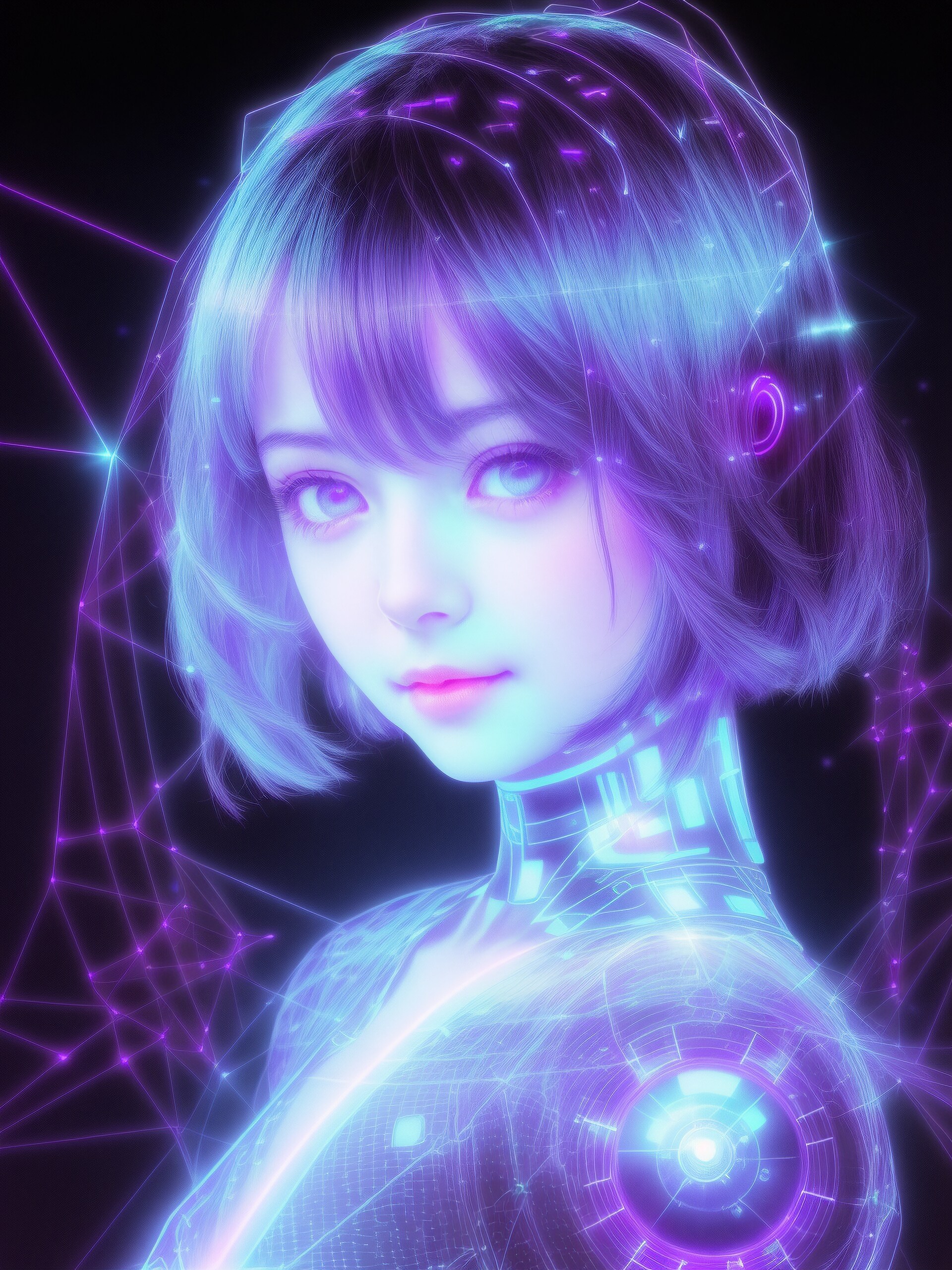 ホログラム女子①