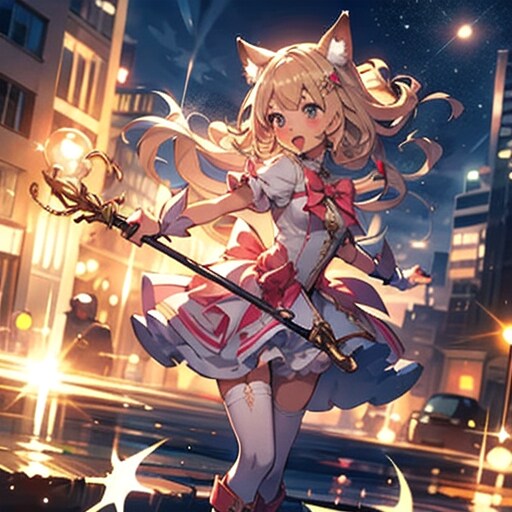 獣耳魔法少女