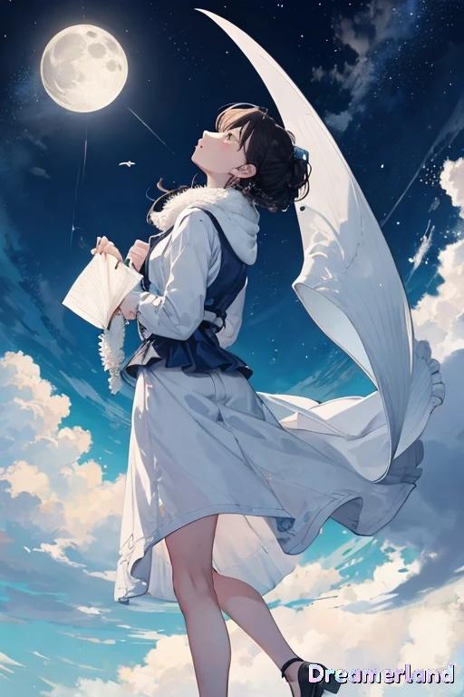 真昼の月