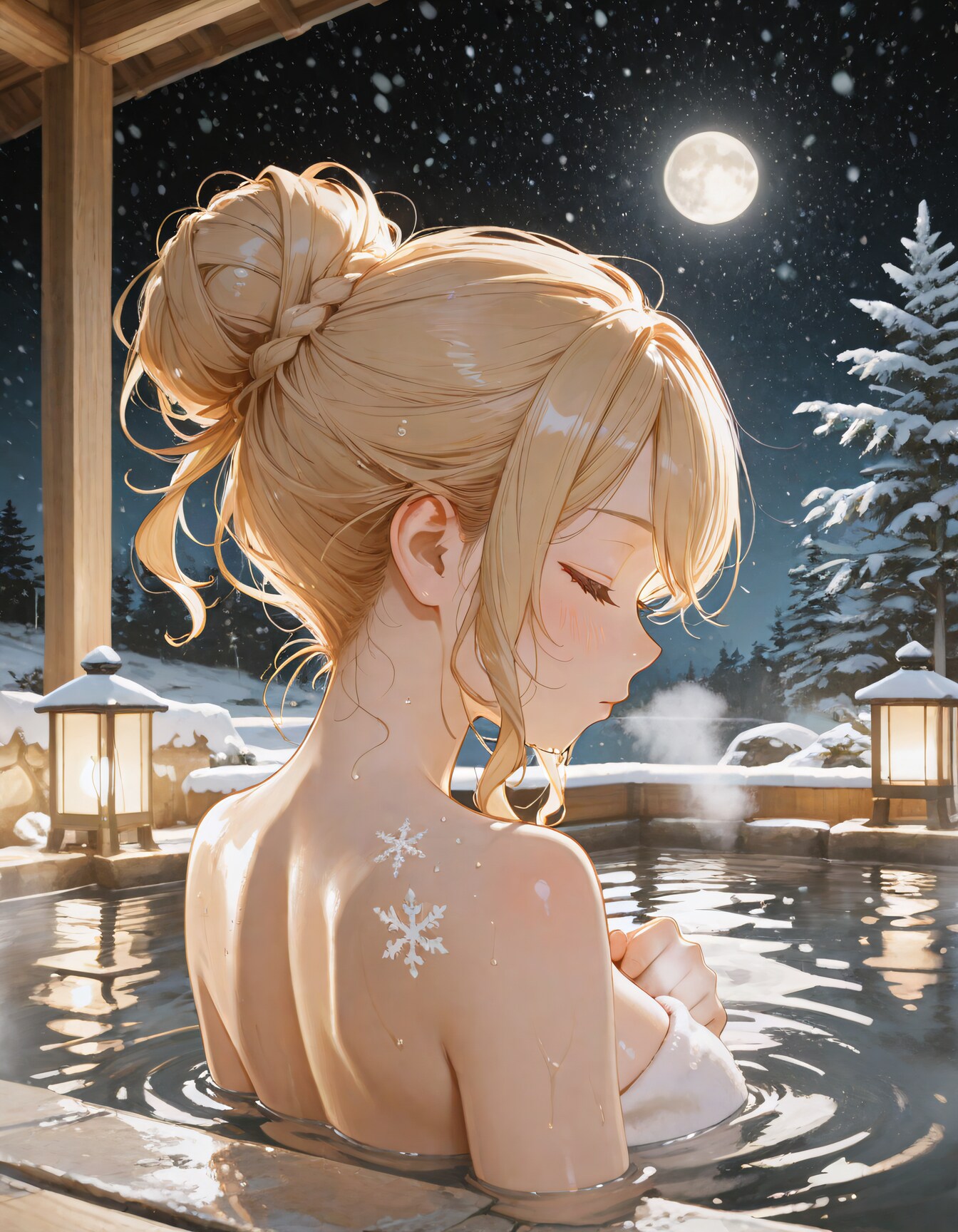 湯けむり、カポーン