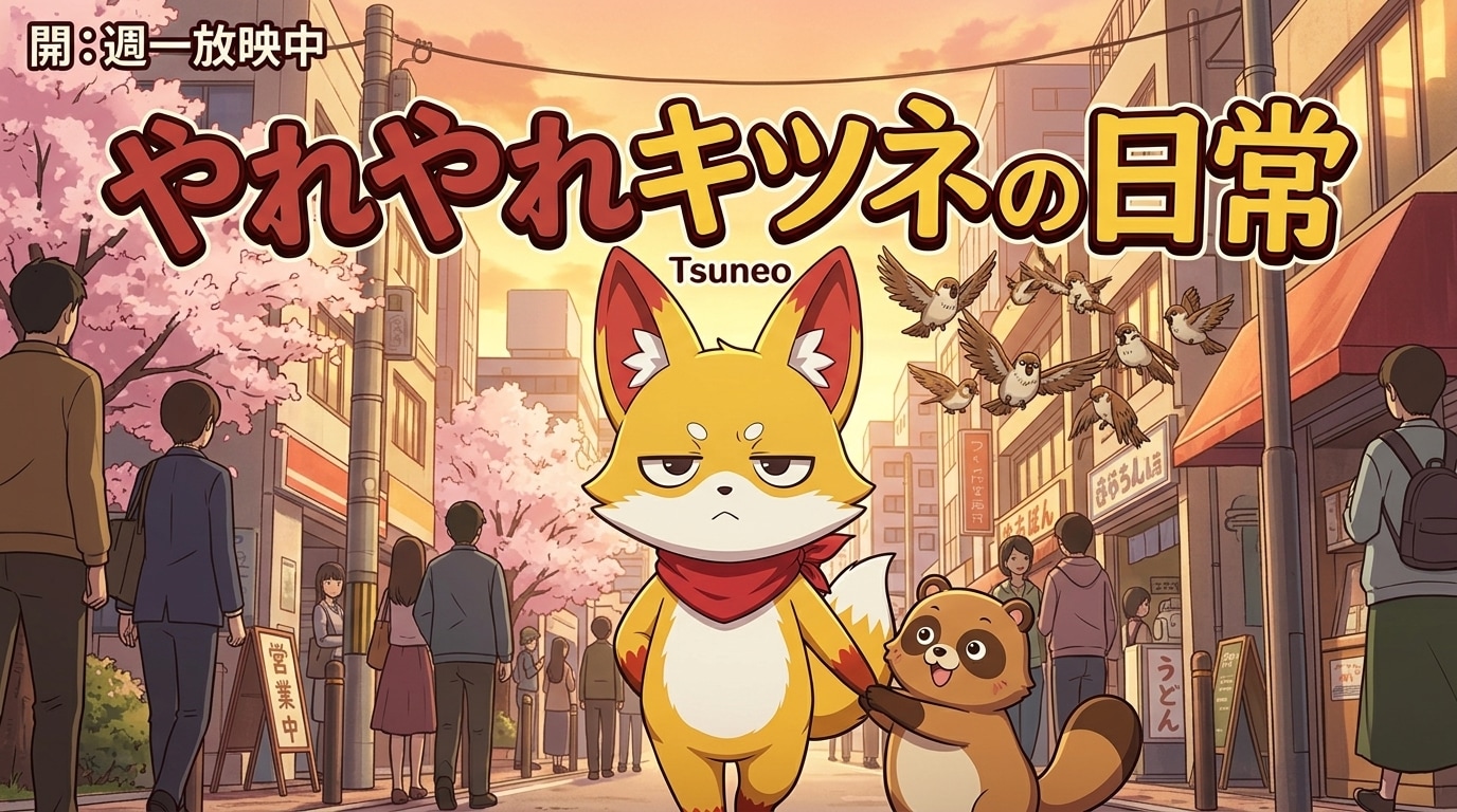 深夜アニメ「やれやれキツネの日常」