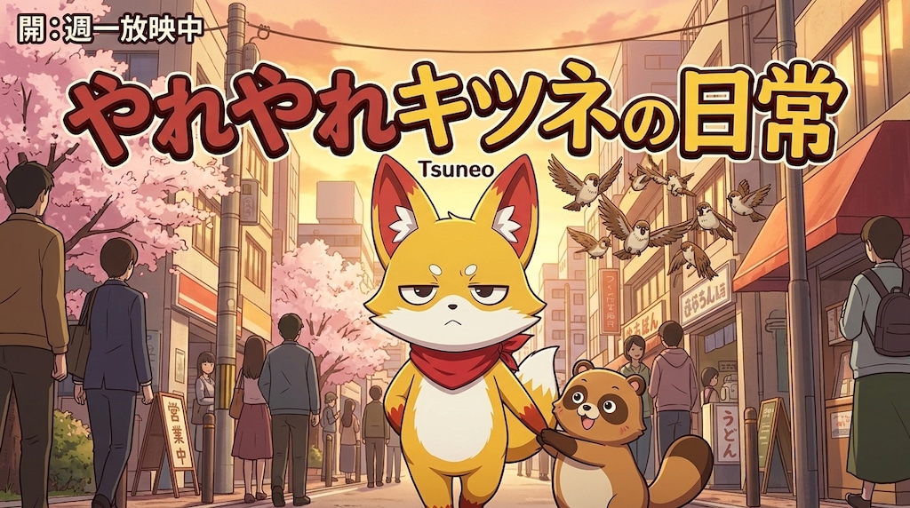 深夜アニメ「やれやれキツネの日常」