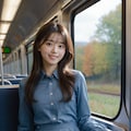 秋の電車の女性いろいろ 10枚目