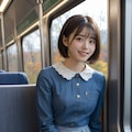 秋の電車の女性いろいろ 8枚目