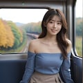 秋の電車の女性いろいろ 11枚目