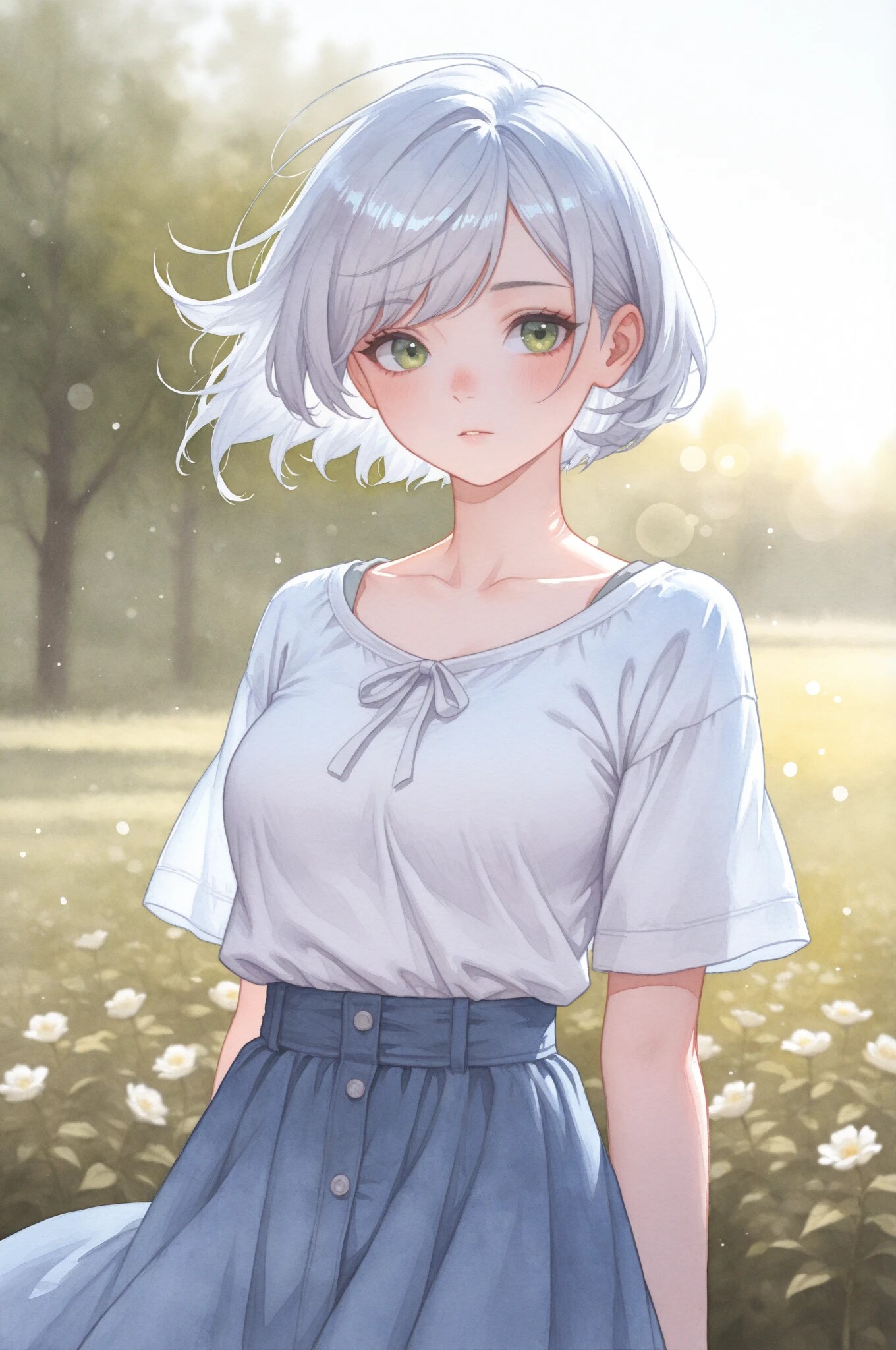 白いフロックス