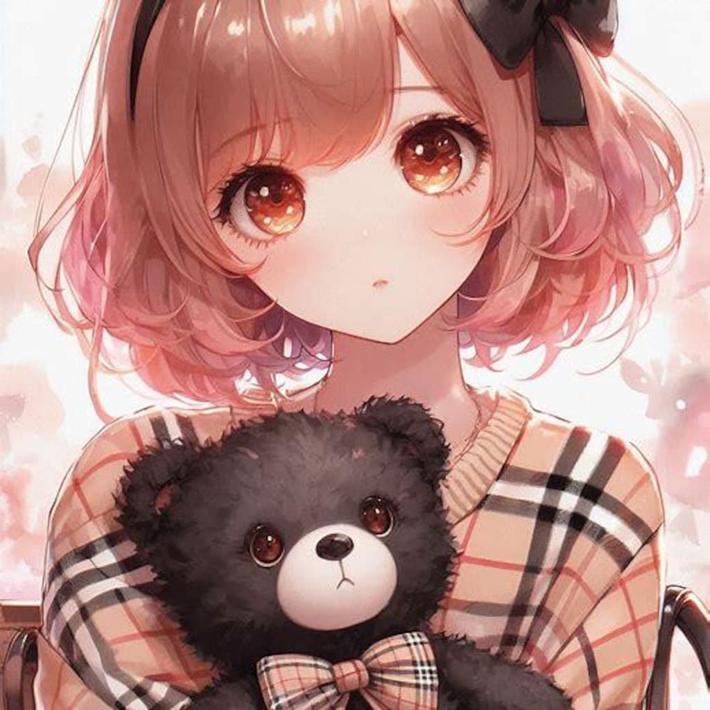 テディベア🧸と可愛い女の子