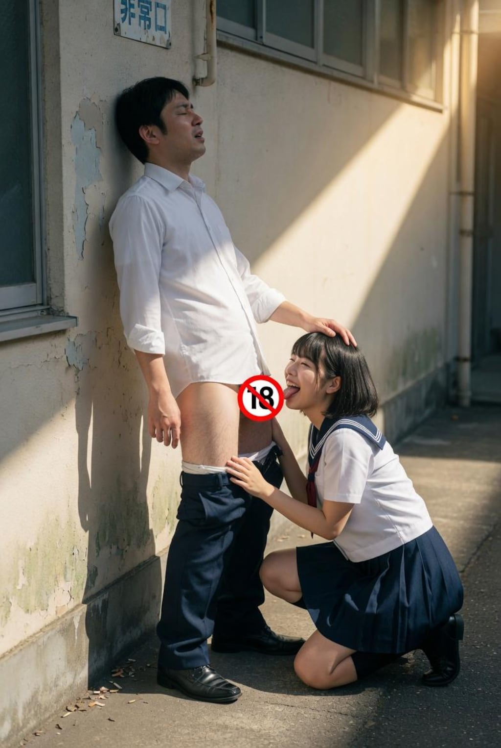 放課後の校舎裏。