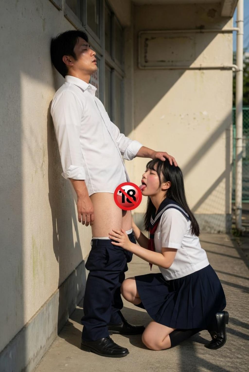 放課後の校舎裏。